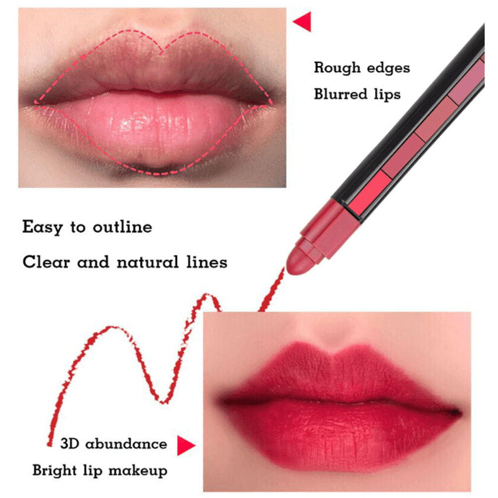 5-In-1 Lipstick Set (Pack of 2)