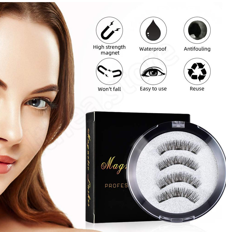 Magnetic eyelash curler