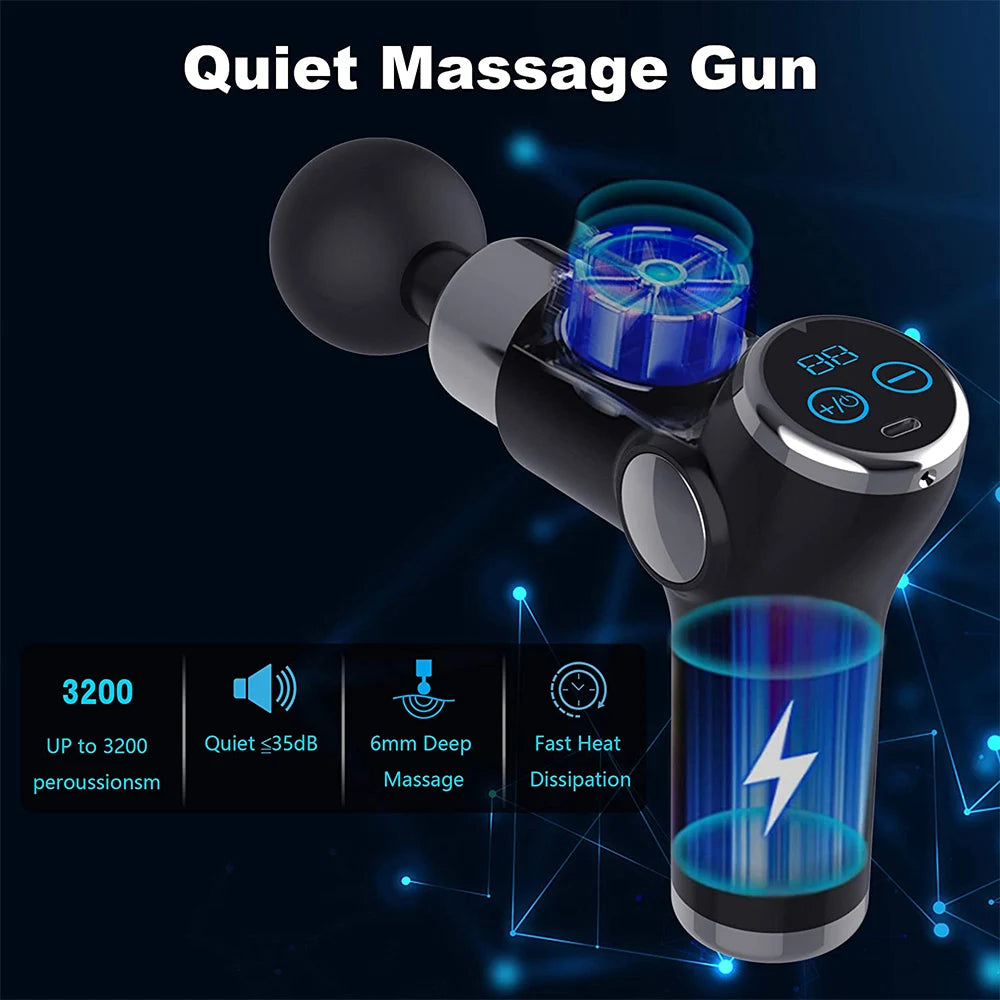 Digital Mini Electric Massage Gun