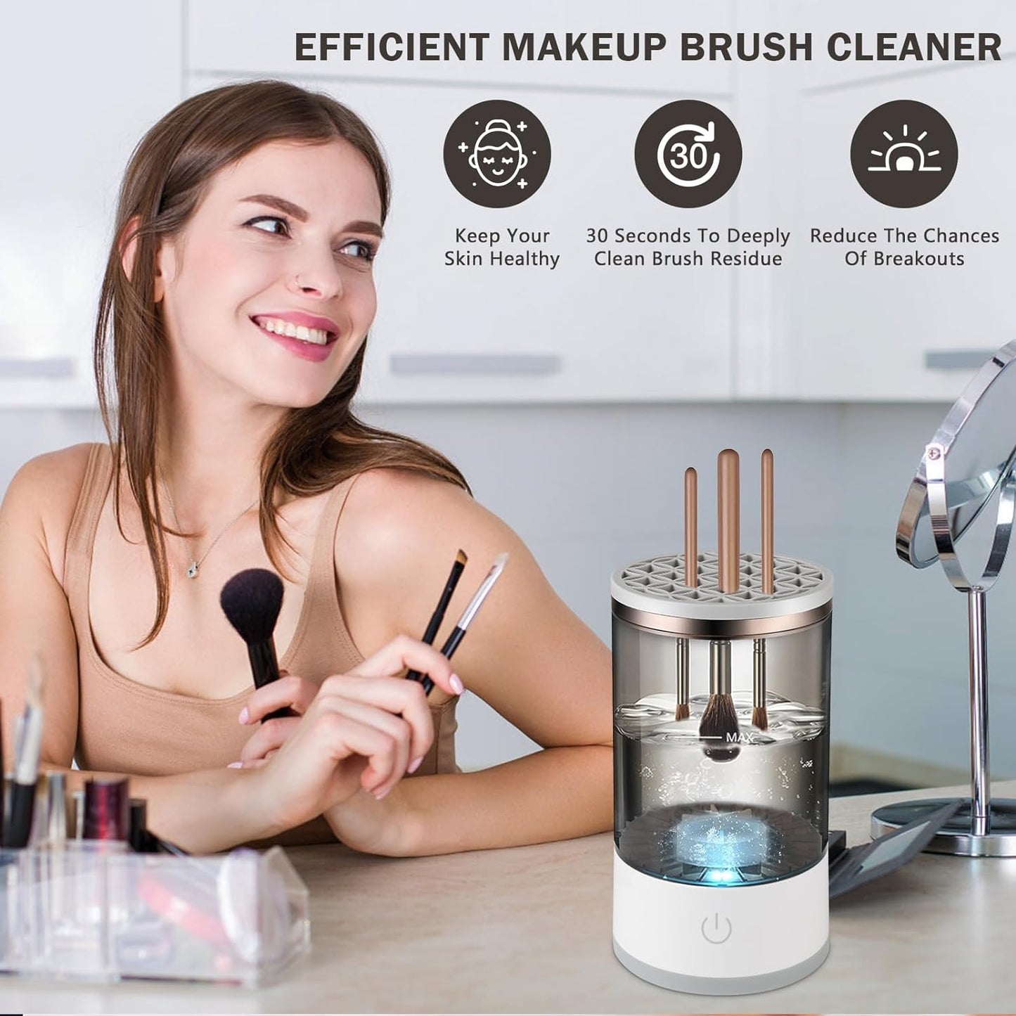 Electric Makeup Brush Cleaner