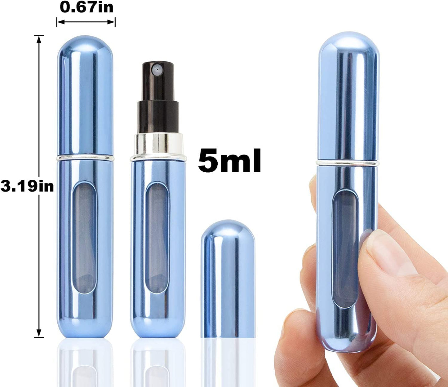 4 Pcs Perfume Refillable Bottle