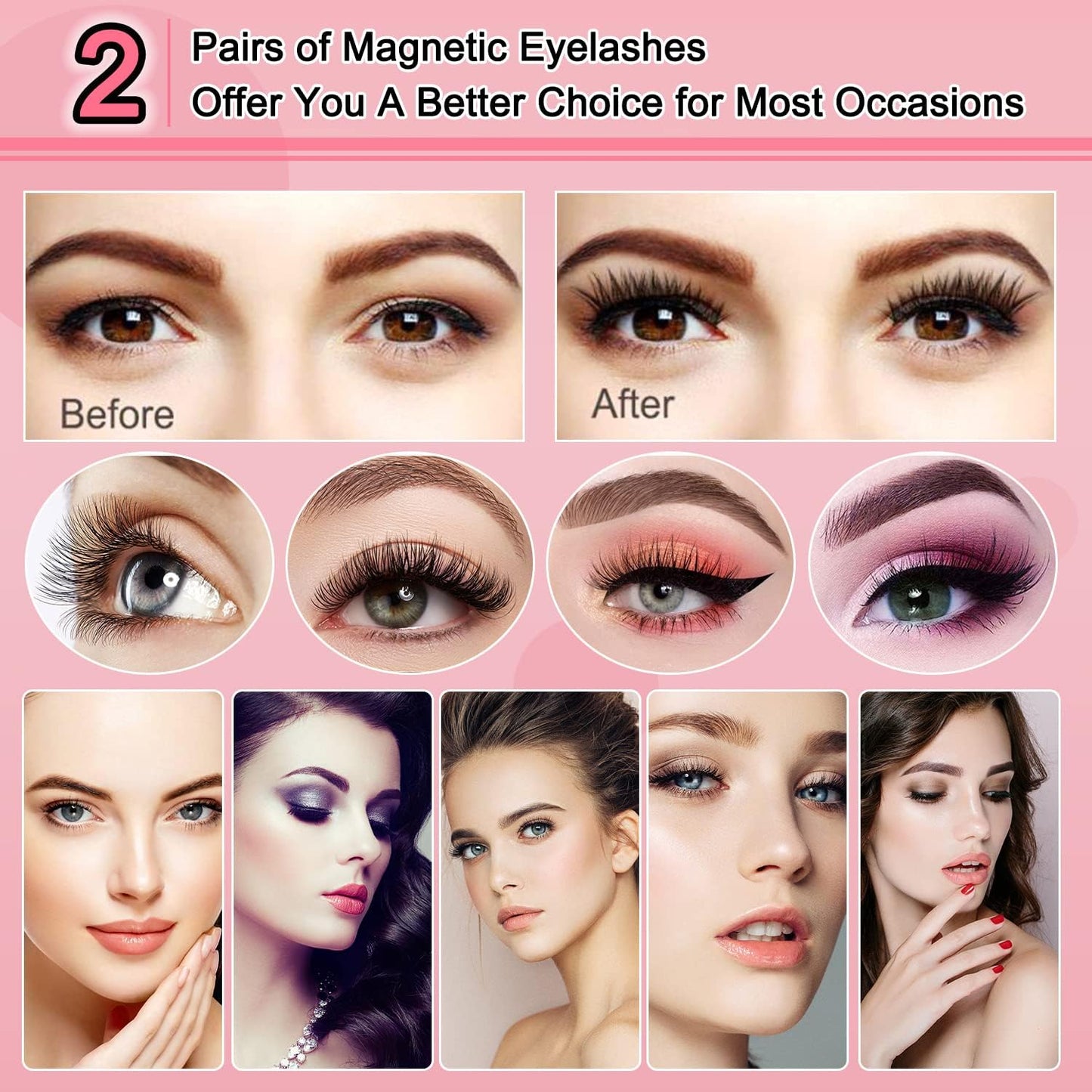 Magnetic eyelash curler