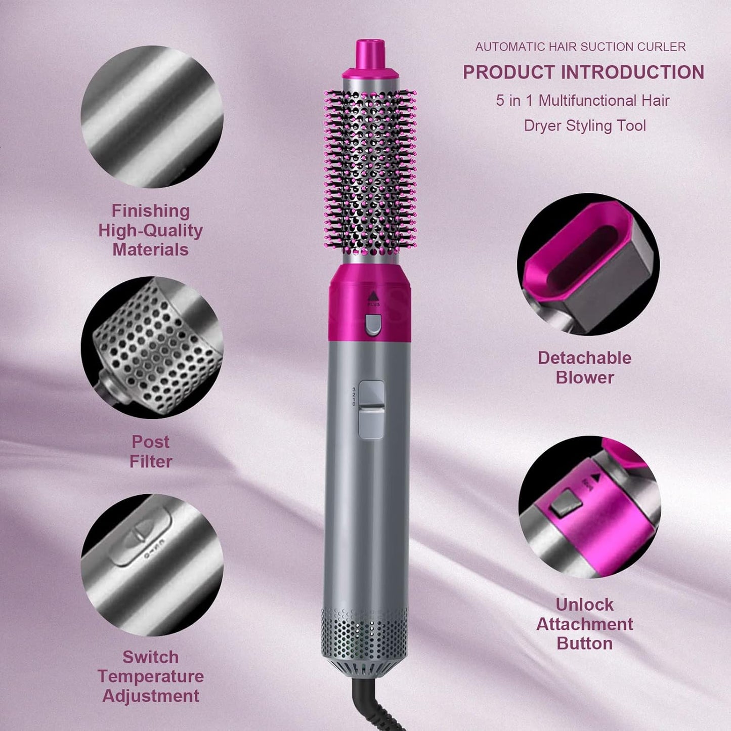 5 in 1 Hot Air Brush