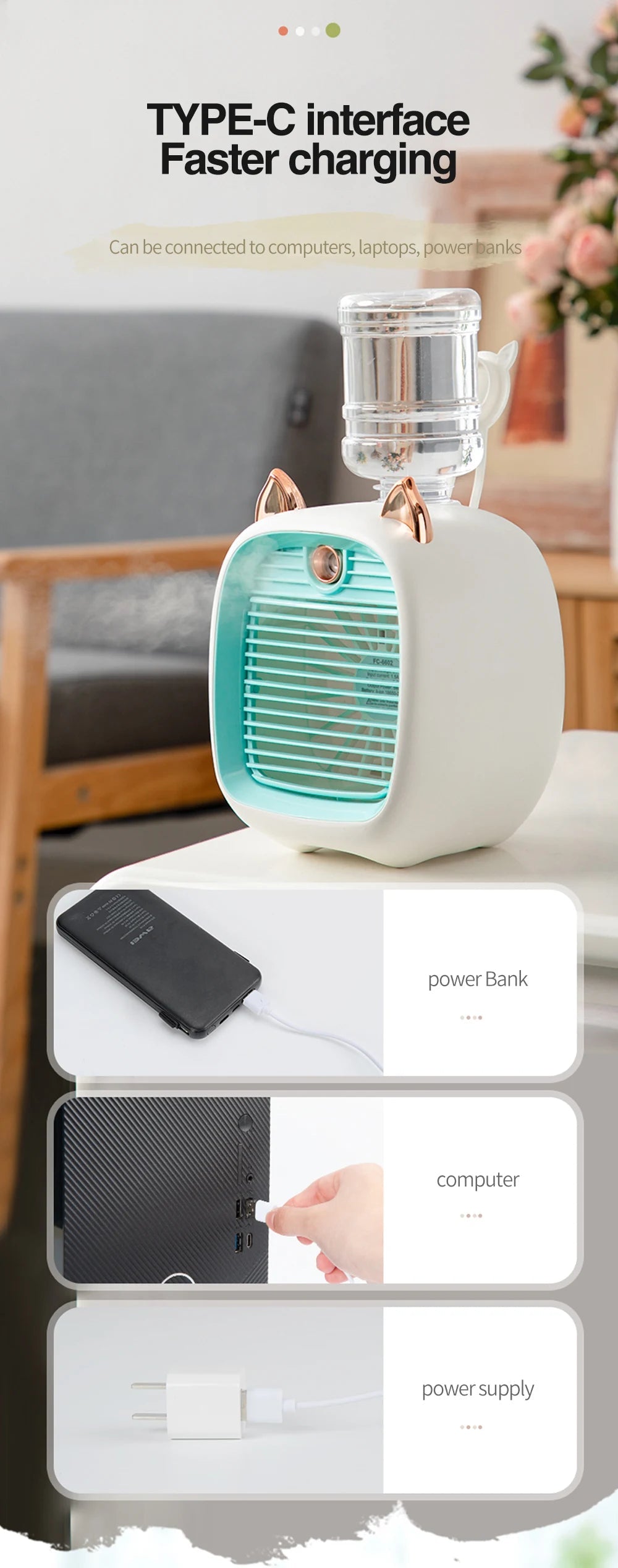 3 In 1 Mini Air Conditioner