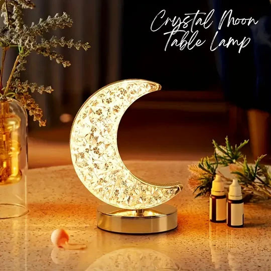 Crystal Moon Table Lamp