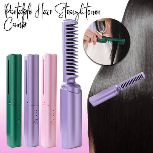 Portable Hair Straightener Comb