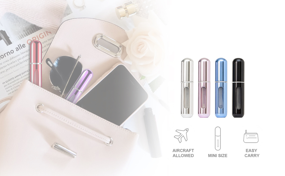 4 Pcs Perfume Refillable Bottle