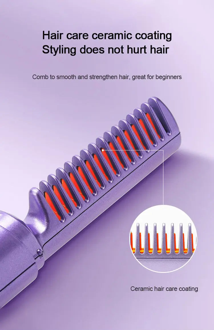 Portable Hair Straightener Comb