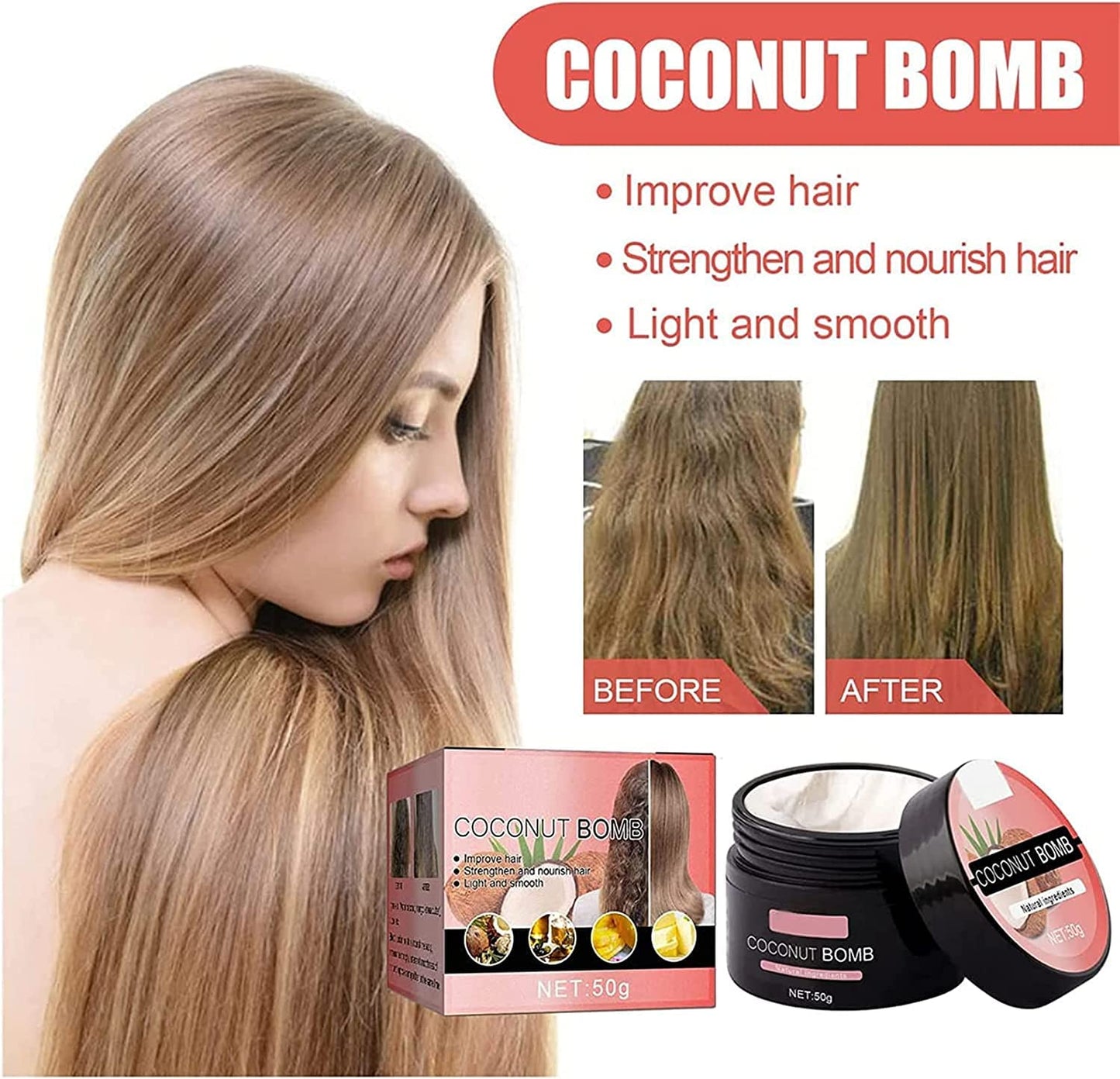 Coconut Bomb Nourishing Hair Mask